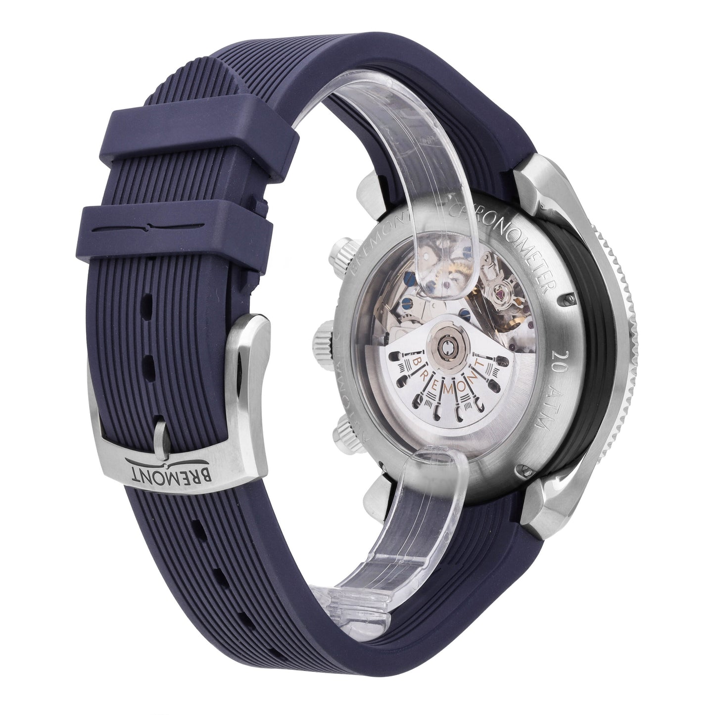 Bremont Supermarine Blue Dial 43mm Automatic Men's Watch SMARINECHRONO-BL-R-S