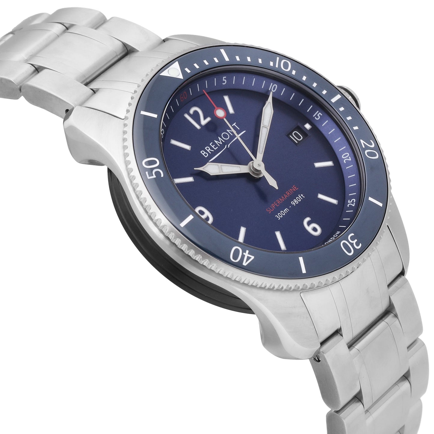Bremont Supermarine S300 Blue Dial 40mm Automatic Men's Watch S300-BL-B