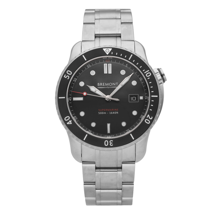Bremont Supermarine S500 Black Dial 42mm Automatic Men's Watch S500-BK-2018-B
