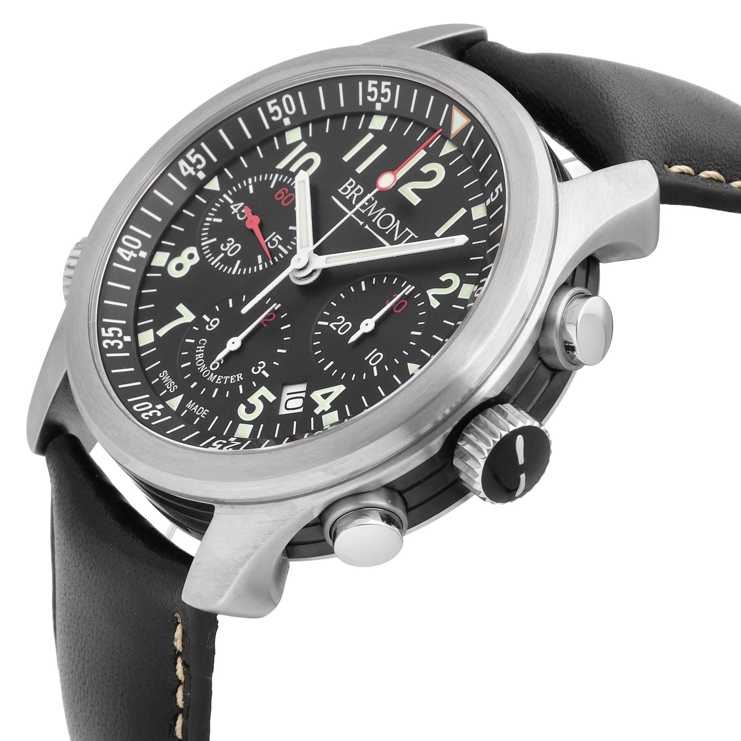 Bremont ALT1-P Black Dial 43mm Automatic Men's Watch ALT1-P-BK-S
