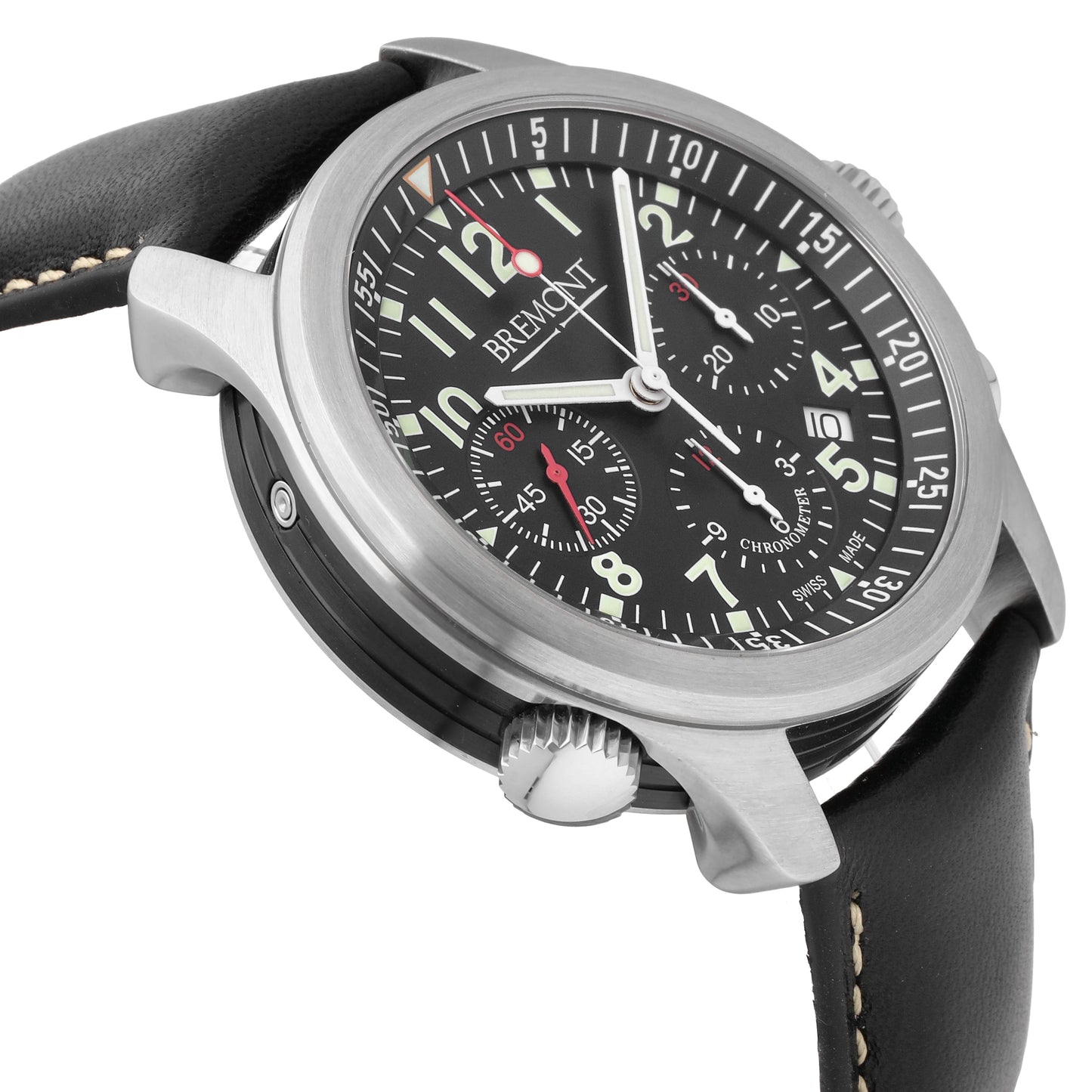 Bremont ALT1-P Black Dial 43mm Automatic Men's Watch ALT1-P-BK-S