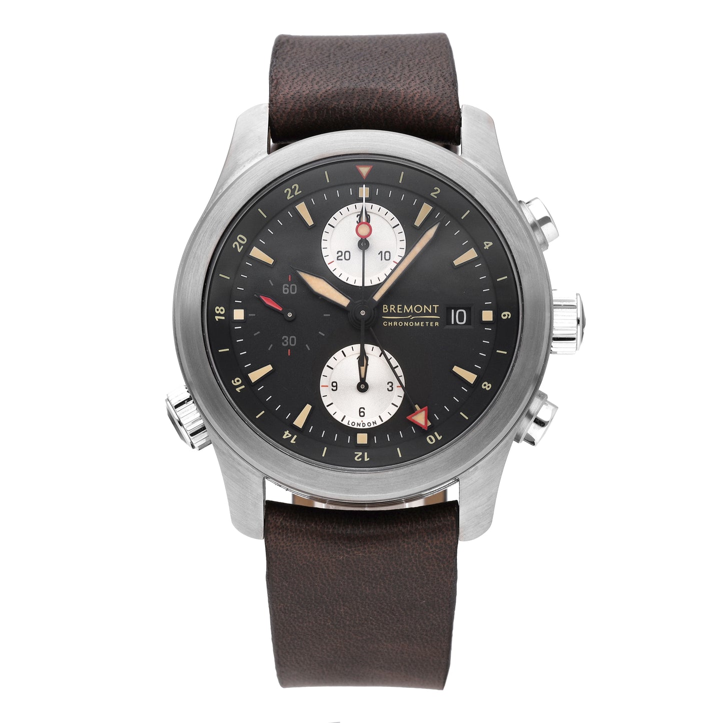 Bremont ALT1 Zulu Time Black Dial 43mm Automatic Men's Watch ALT1-ZT-51-R-S