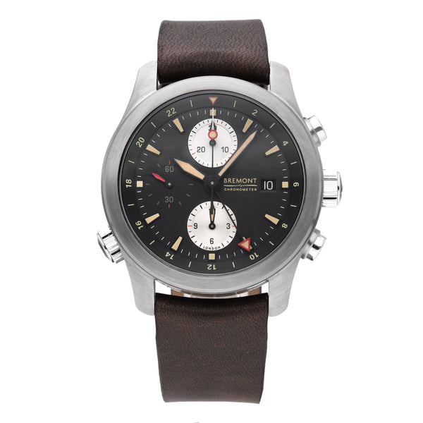 Bremont ALT1 Zulu Time Black Dial 43mm Automatic Men's Watch ALT1-ZT-51-R-S