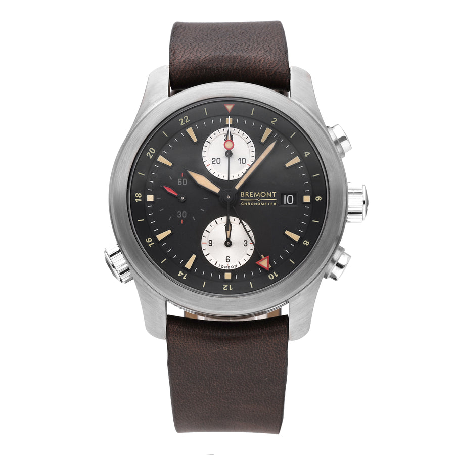 Bremont ALT1 Zulu Time Black Dial 43mm Automatic Men's Watch ALT1-ZT-51-R-S