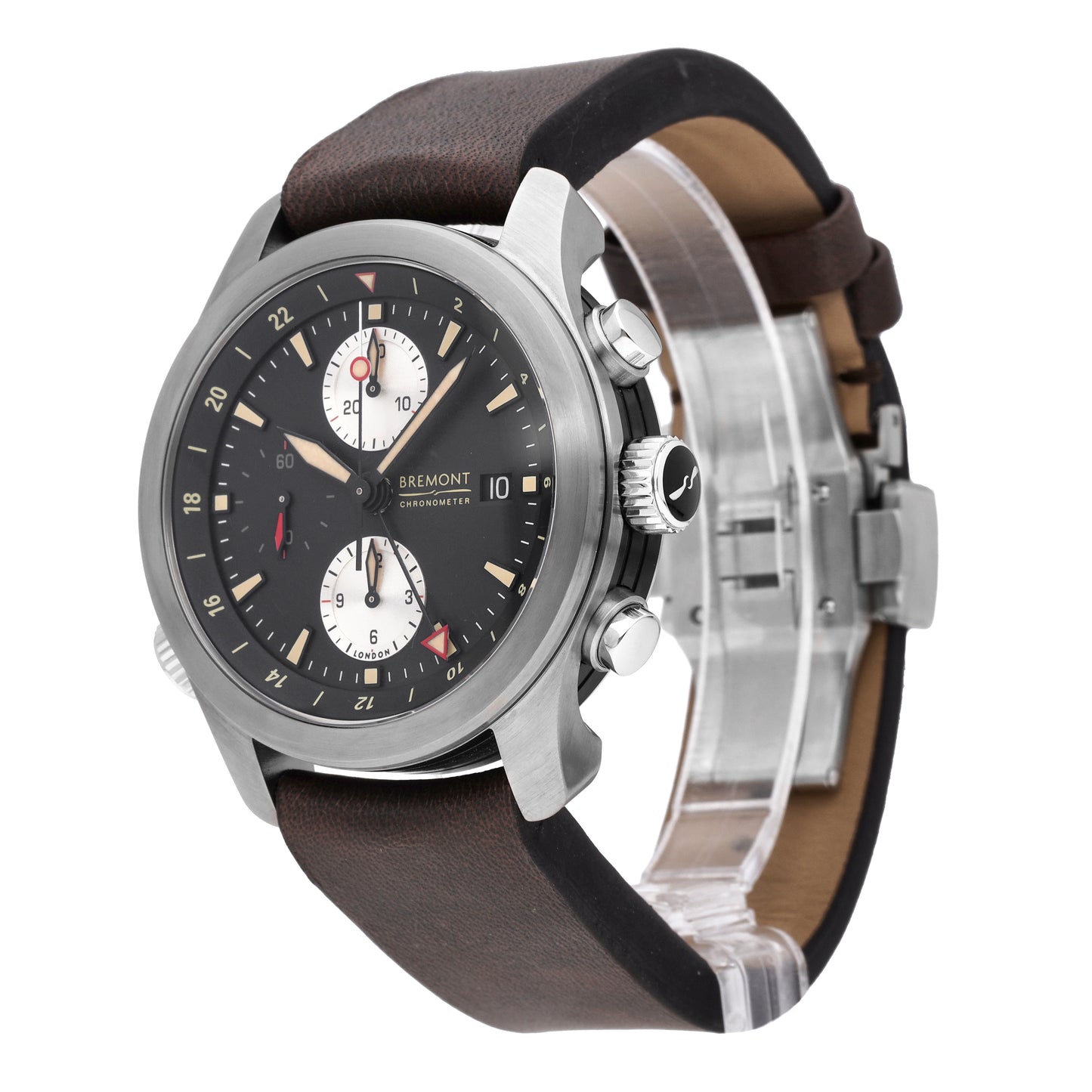 Bremont ALT1 Zulu Time Black Dial 43mm Automatic Men's Watch ALT1-ZT-51-R-S