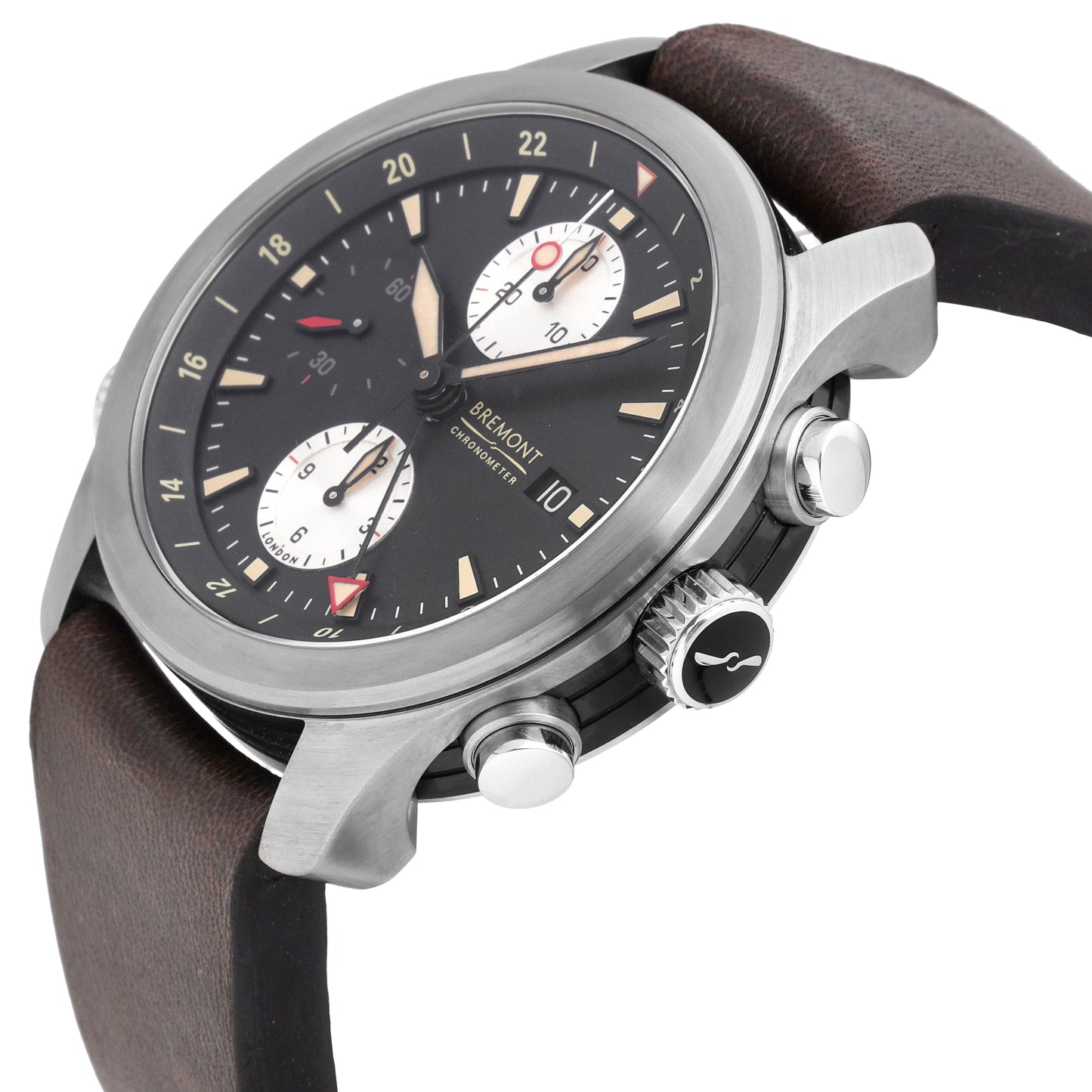 Bremont ALT1 Zulu Time Black Dial 43mm Automatic Men's Watch ALT1-ZT-51-R-S