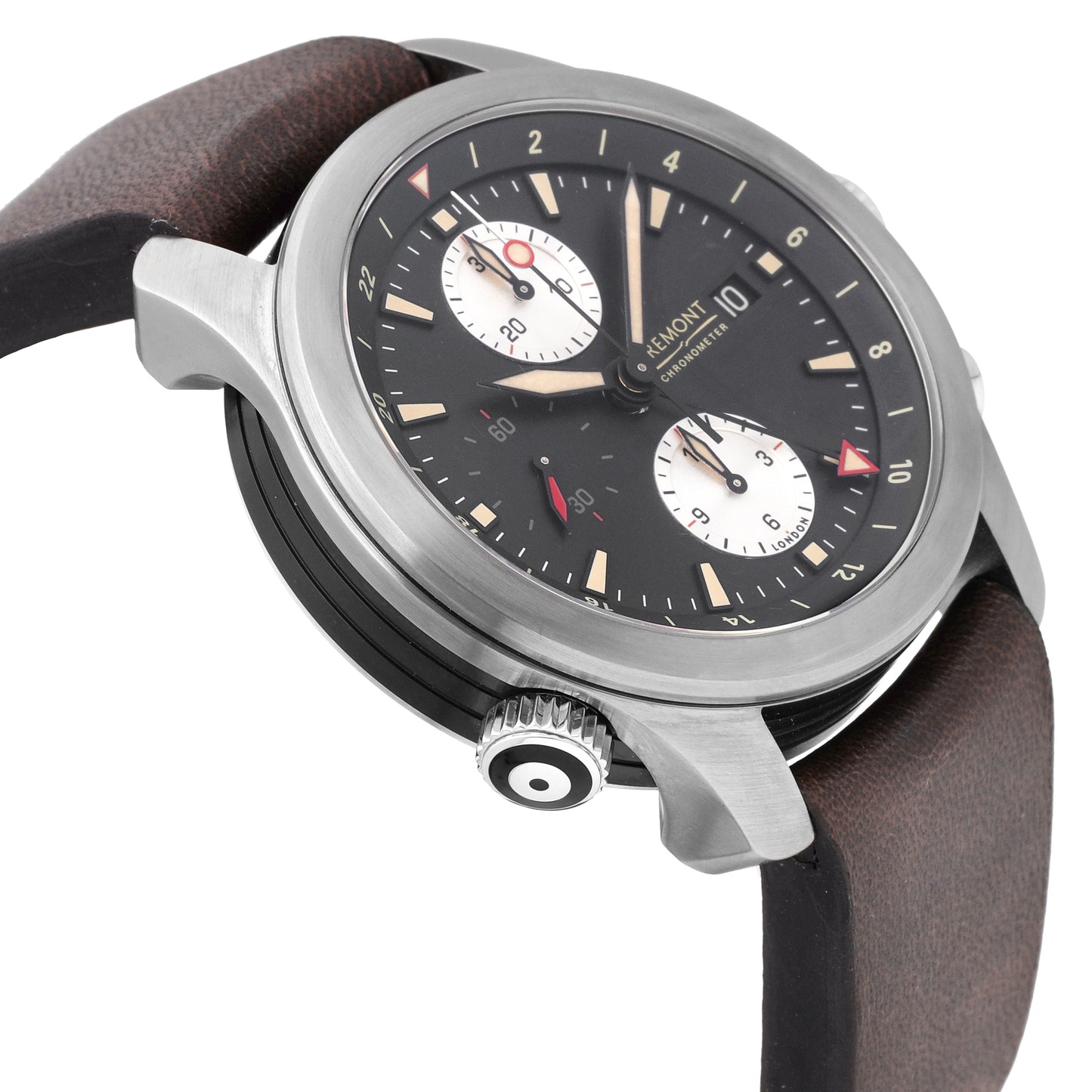Bremont ALT1 Zulu Time Black Dial 43mm Automatic Men's Watch ALT1-ZT-51-R-S