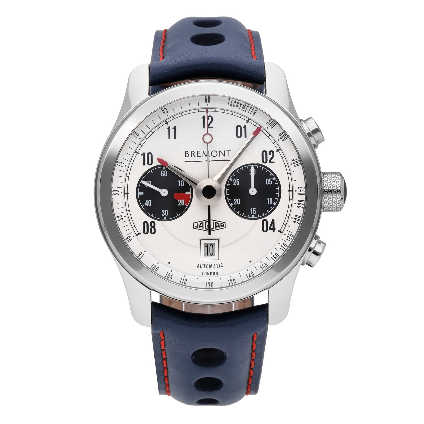 Bremont Jaguar MKII Stainless Steel 43mm Automatic Men's Watch J-MKII-WH-R-S