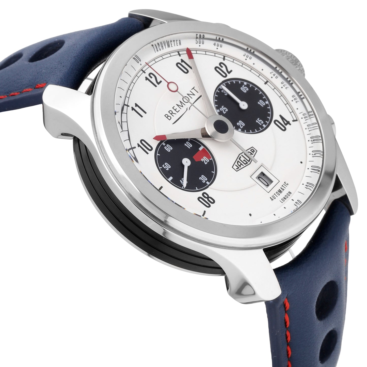 Bremont Jaguar MKII Stainless Steel 43mm Automatic Men's Watch J-MKII-WH-R-S