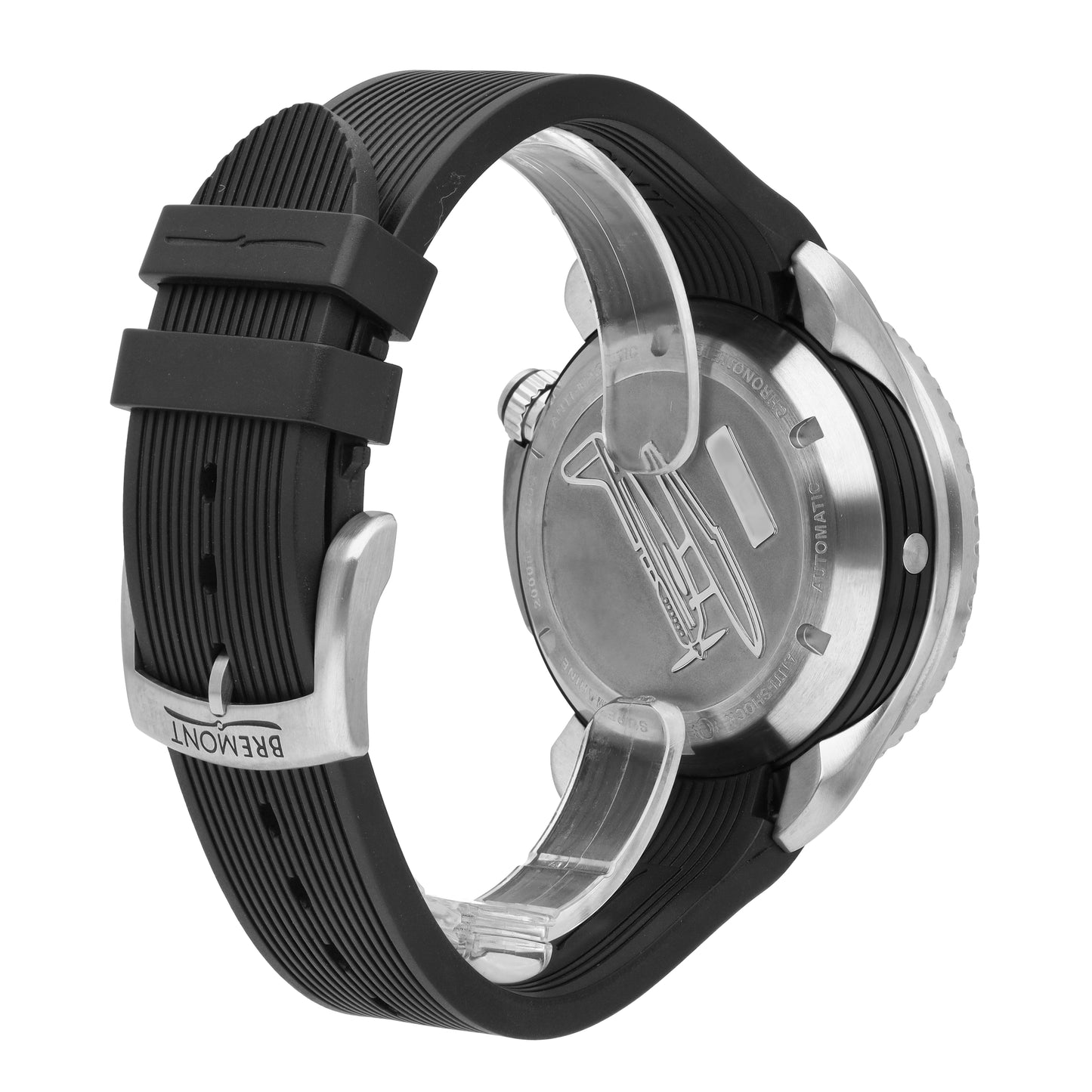 Bremont S2000 Stainless Steel Black Dial 45mm Automatic Men's Watch S2000-BK-S