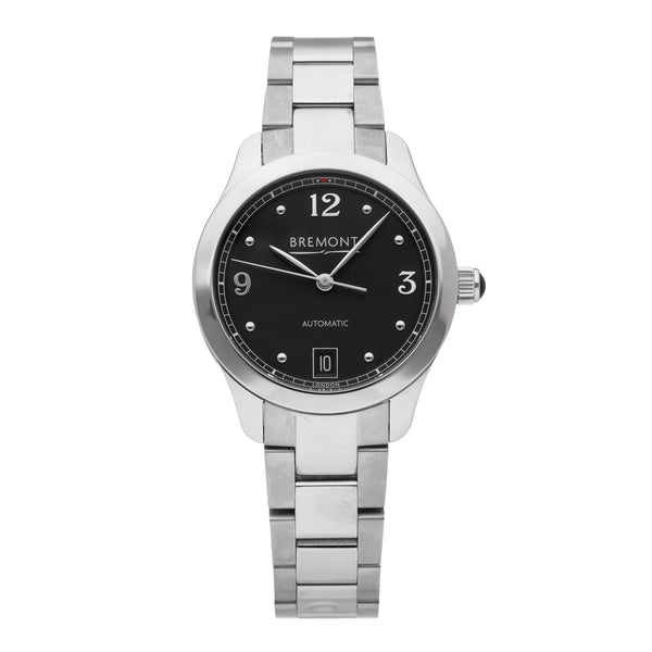 Bremont Solo 34 Black Dial Automatic 34mm Ladies Watch SOLO34-AJ-BK-B