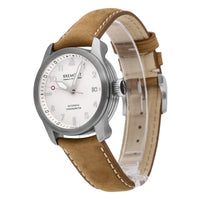Bremont Solo 37 Stainless Steel White Dial Automatic Mens Watch SOLO37-SI-R-S