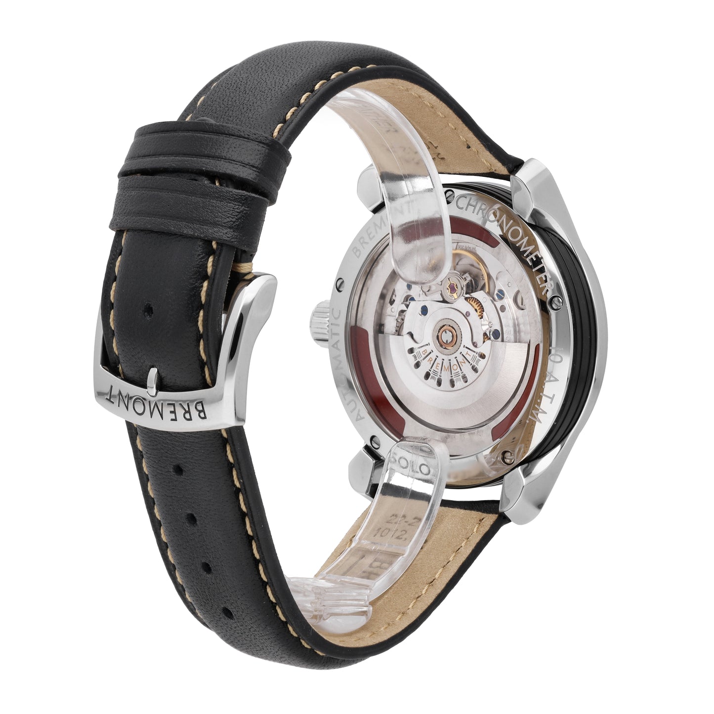 Bremont Solo 43 Stainless Steel Black Dial 43mm Automatic Mens SOLO43-P-BK-R-S