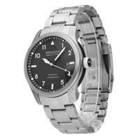 Bremont Solo 43 Stainless Steel Black Dial 43mm Automatic Mens Watch SOLO43-WH-B