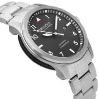Bremont Solo 43 Stainless Steel Black Dial 43mm Automatic Mens Watch SOLO43-WH-B