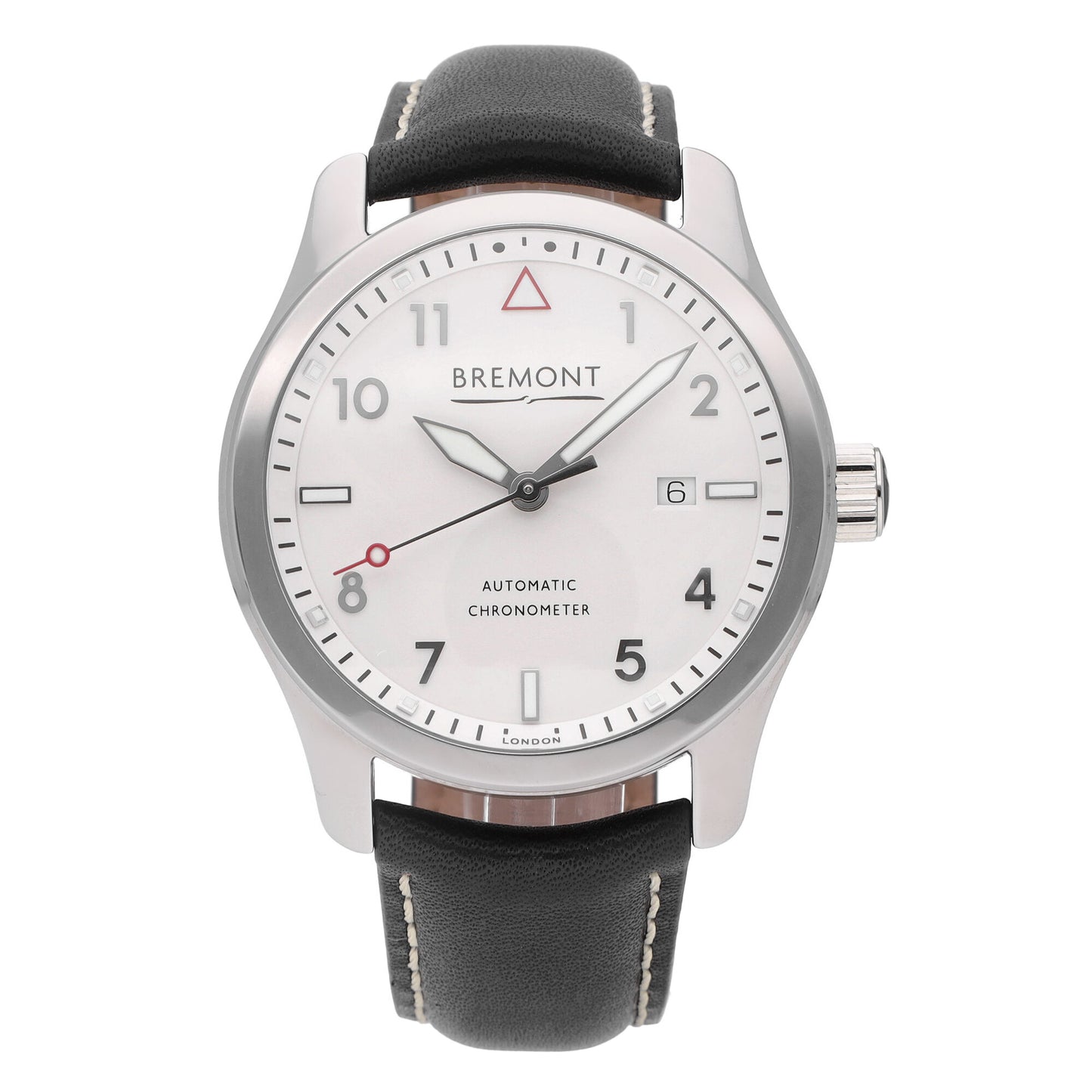 Bremont Solo 43 Stainless Steel White Dial 43mm Automatic Mens SOLO43-P-WH-R-S