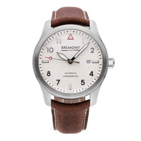 Bremont Solo 43 Stainless Steel White Dial 43mm Automatic Mens SOLO43-WS-R-S