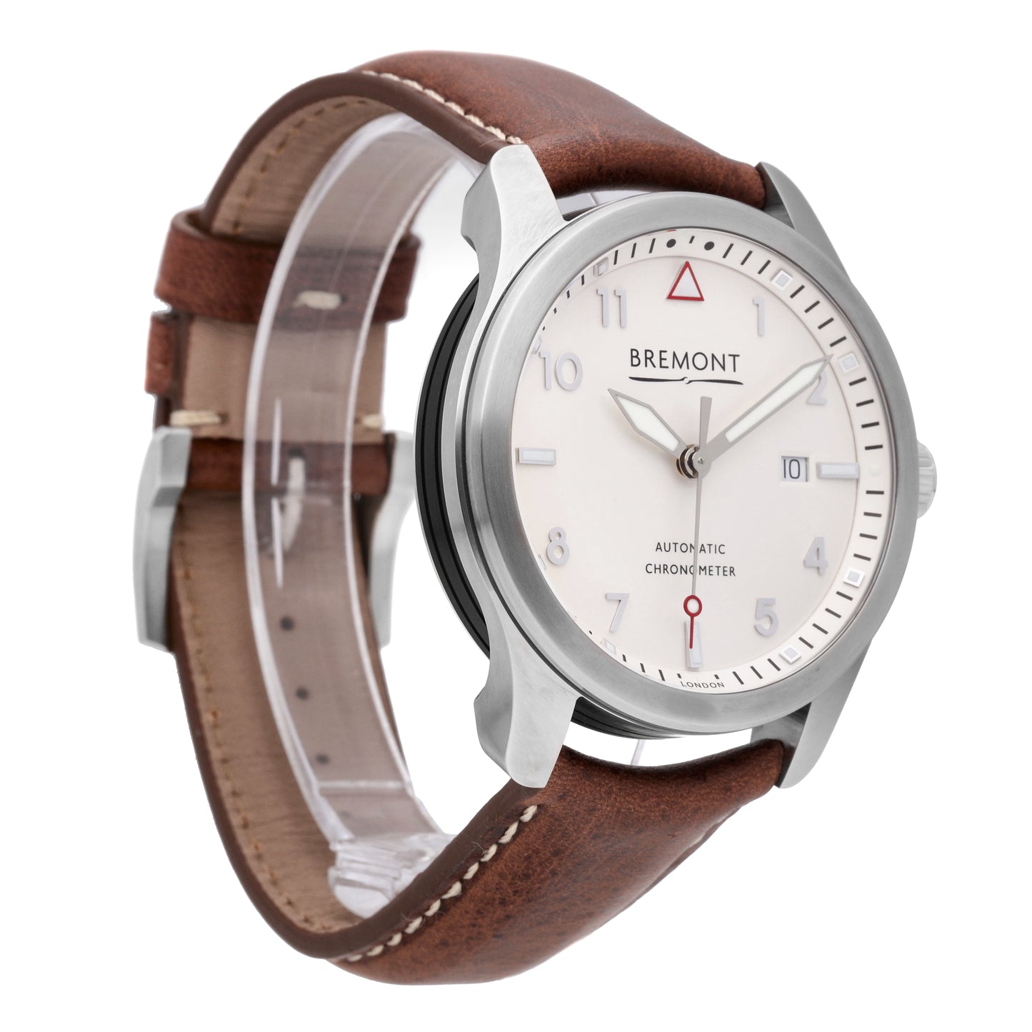 Bremont Solo 43 Stainless Steel White Dial 43mm Automatic Mens SOLO43-WS-R-S
