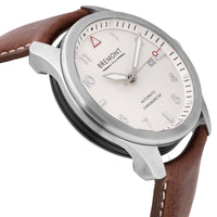 Bremont Solo 43 Stainless Steel White Dial 43mm Automatic Mens SOLO43-WS-R-S