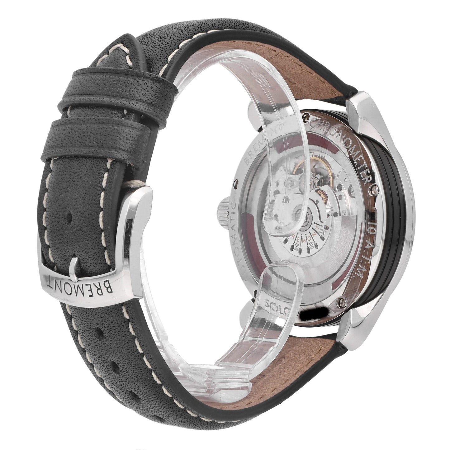 Bremont Solo 43 Stainless Steel White Dial 43mm Automatic Mens SOLO43-P-WH-R-S