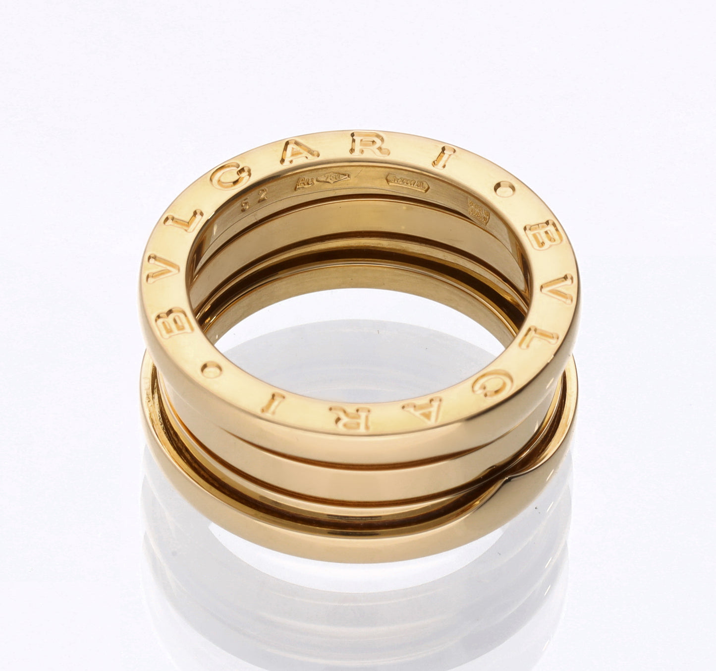 Bulgari B.Zero1 Three Band Ring 18k Rose Gold
