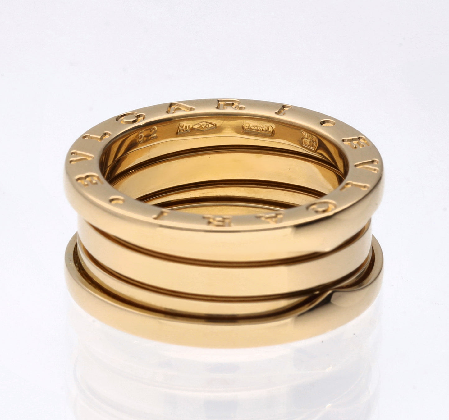 Bulgari B.Zero1 Three Band Ring 18k Rose Gold