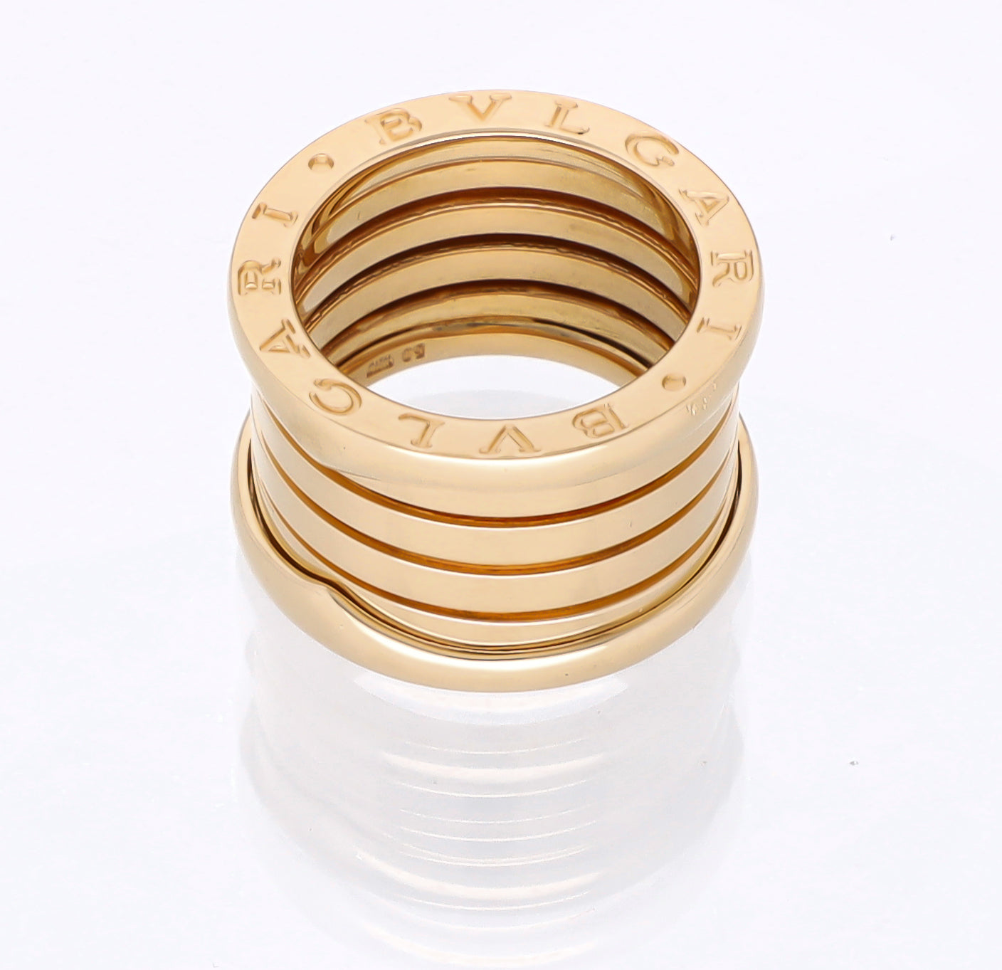 Bulgari B.Zero1 XXTH Anniversary Five Band Ring 18k Rose Gold 323564