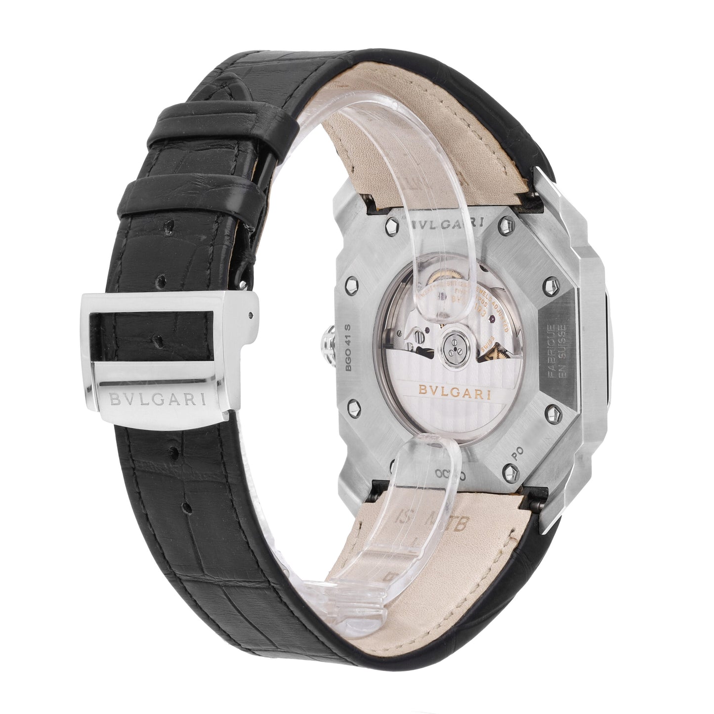 Bulgari Octo Solotempo Black Dial 41.5mm Automatic Men's Watch 101964