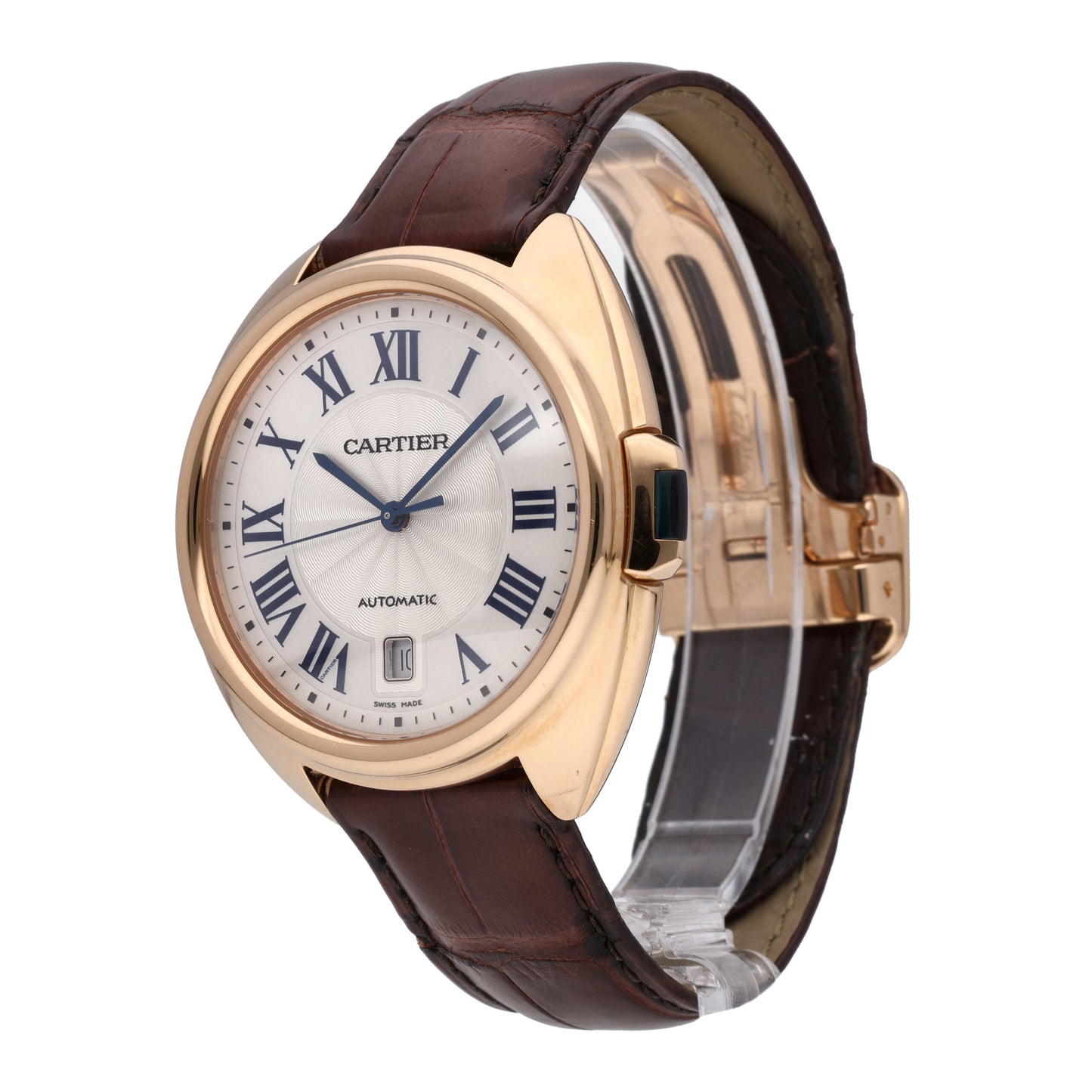 Cartier Cle De Cartier 18k Rose Gold 40mm Automatic Men's Watch WGCL0004