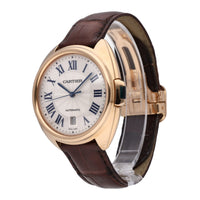 Cartier Cle De Cartier 18k Rose Gold 40mm Automatic Men's Watch WGCL0004