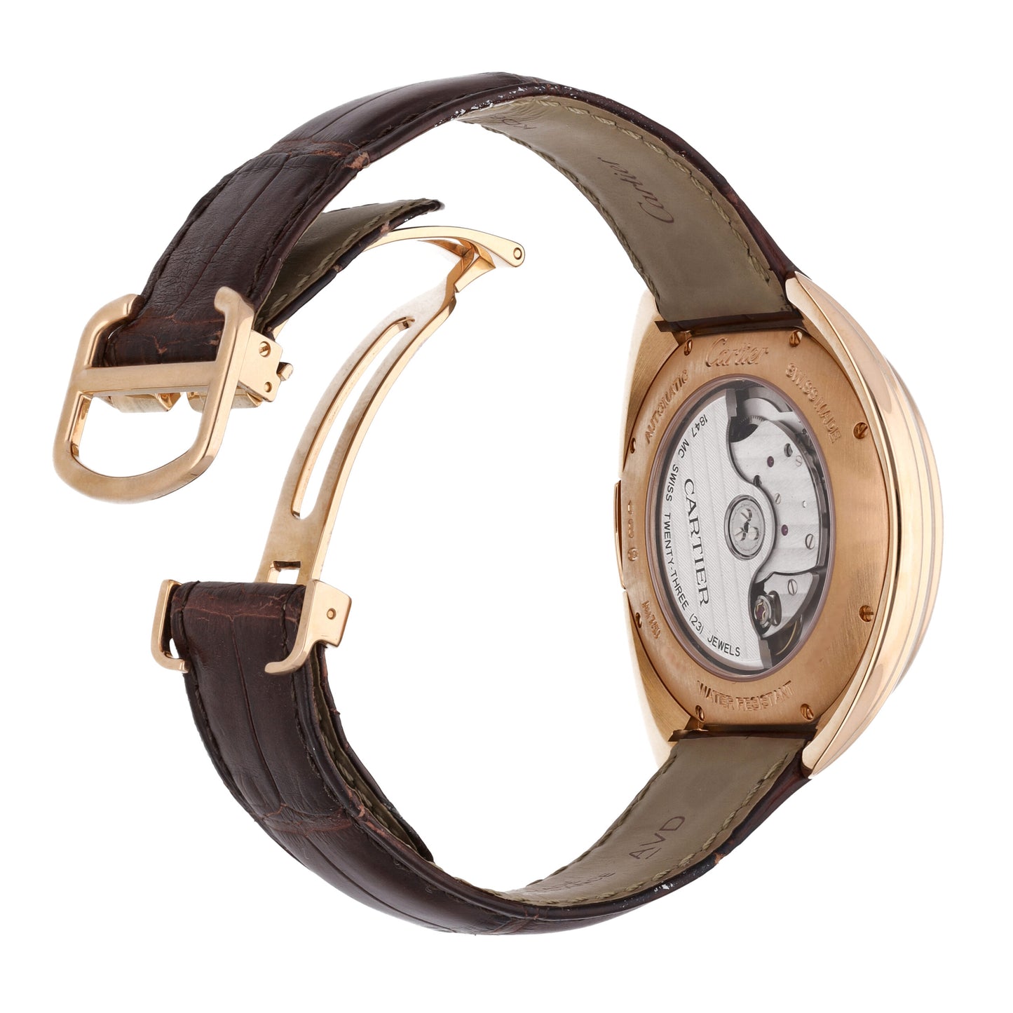 Cartier Cle De Cartier 18k Rose Gold 40mm Automatic Men's Watch WGCL0004