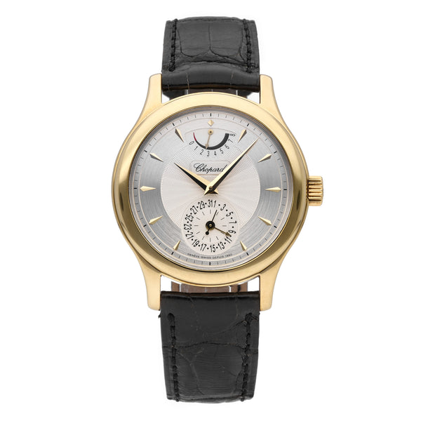 Chopard L.U.C. Quattro 18k Yellow Gold 38mm Manual-Wind Men's Watch 161863-1001