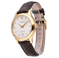 Chopard L.U.C 18k Rose Gold Silver Dial 39.5mm Automatic Men's Watch 161907-0001
