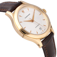 Chopard L.U.C 18k Rose Gold Silver Dial 39.5mm Automatic Men's Watch 161907-0001