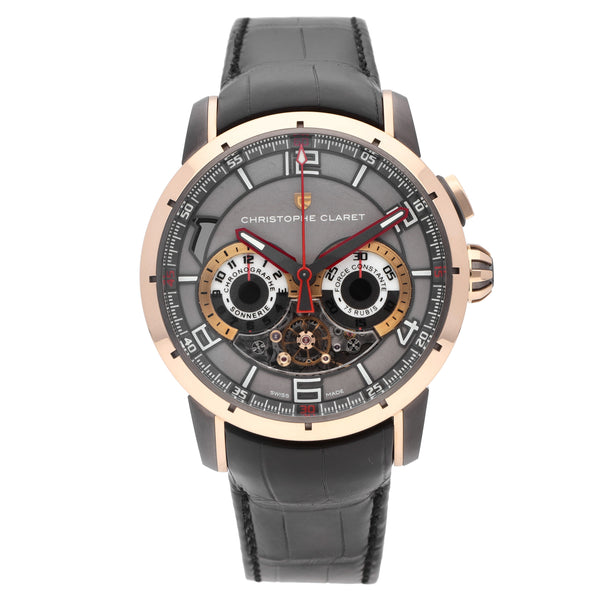 Christophe Claret Kantharos 18k Rose Gold Automatic Men's Watch MTR.MBA13.901