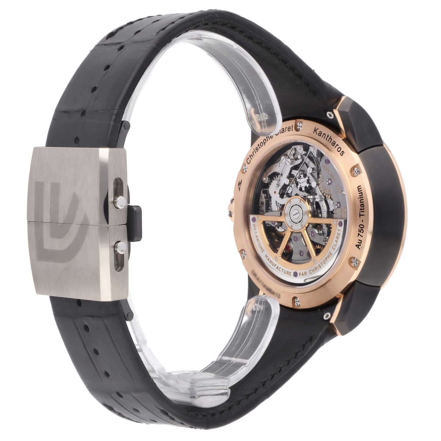 Christophe Claret Kantharos 18k Rose Gold Automatic Men's Watch MTR.MBA13.901