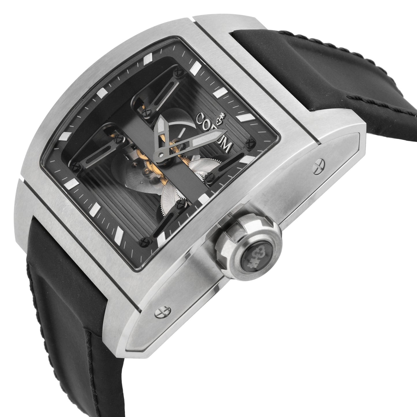 Corum Ti-Bridge Automatic Dual Winder Titanium Men's Watch 207.201.04/0F61 0000