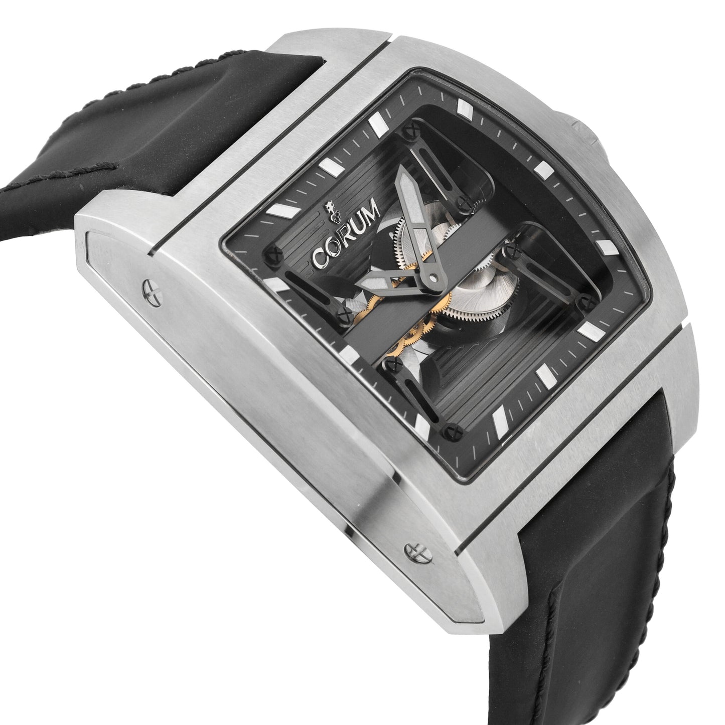 Corum Ti-Bridge Automatic Dual Winder Titanium Men's Watch 207.201.04/0F61 0000