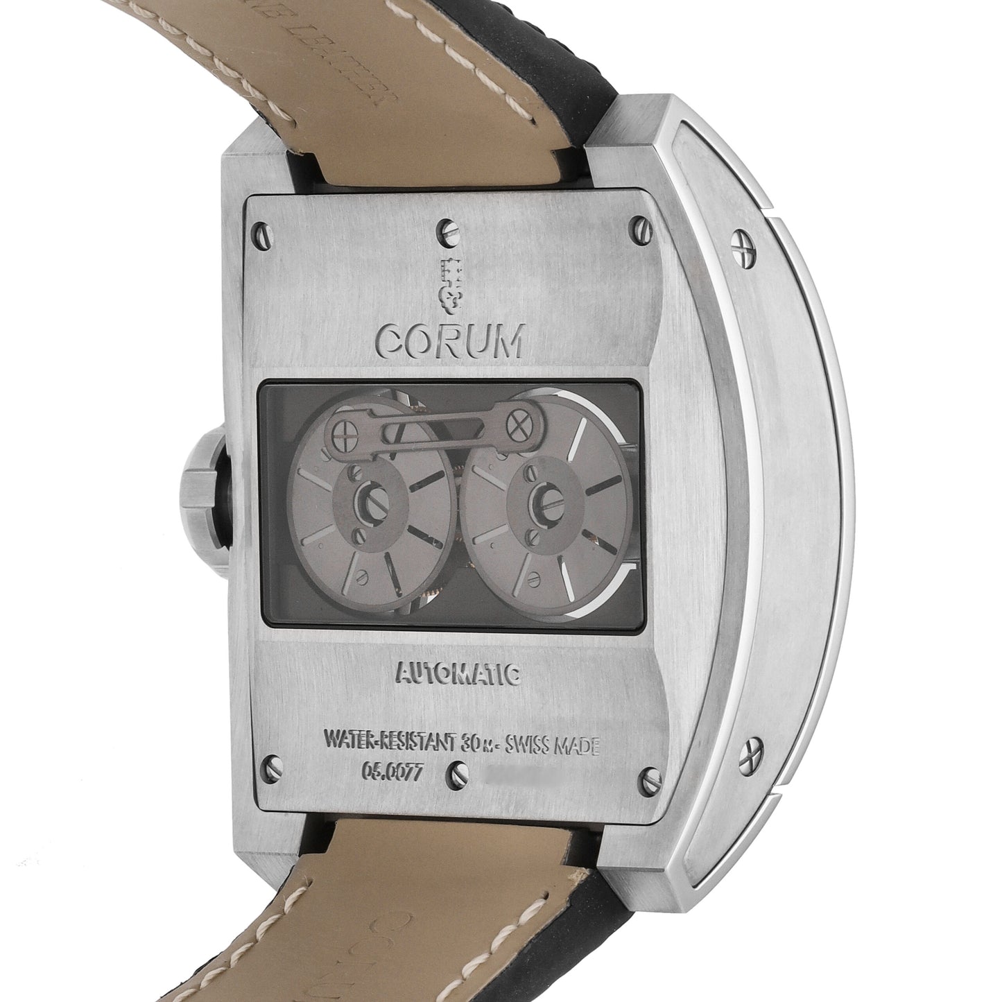 Corum Ti-Bridge Automatic Dual Winder Titanium Men's Watch 207.201.04/0F61 0000