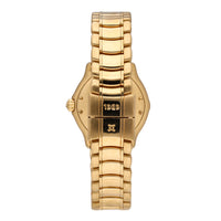 Ebel 1911 18k Yellow Gold Black Dial 27mm Quartz Ladies Watch 8090211