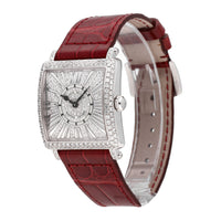 Franck Muller Master Square 18k White Gold Quartz Ladies Watch 6002 L QZ R D CD