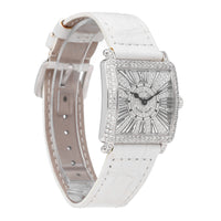 Franck Muller Master Square 18k White Gold Quartz Ladies Watch 6002 S QZ R D CD