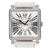 Franck Muller Master Square 18k White Gold 42mm Automatic Men's Watch 6000 K SC