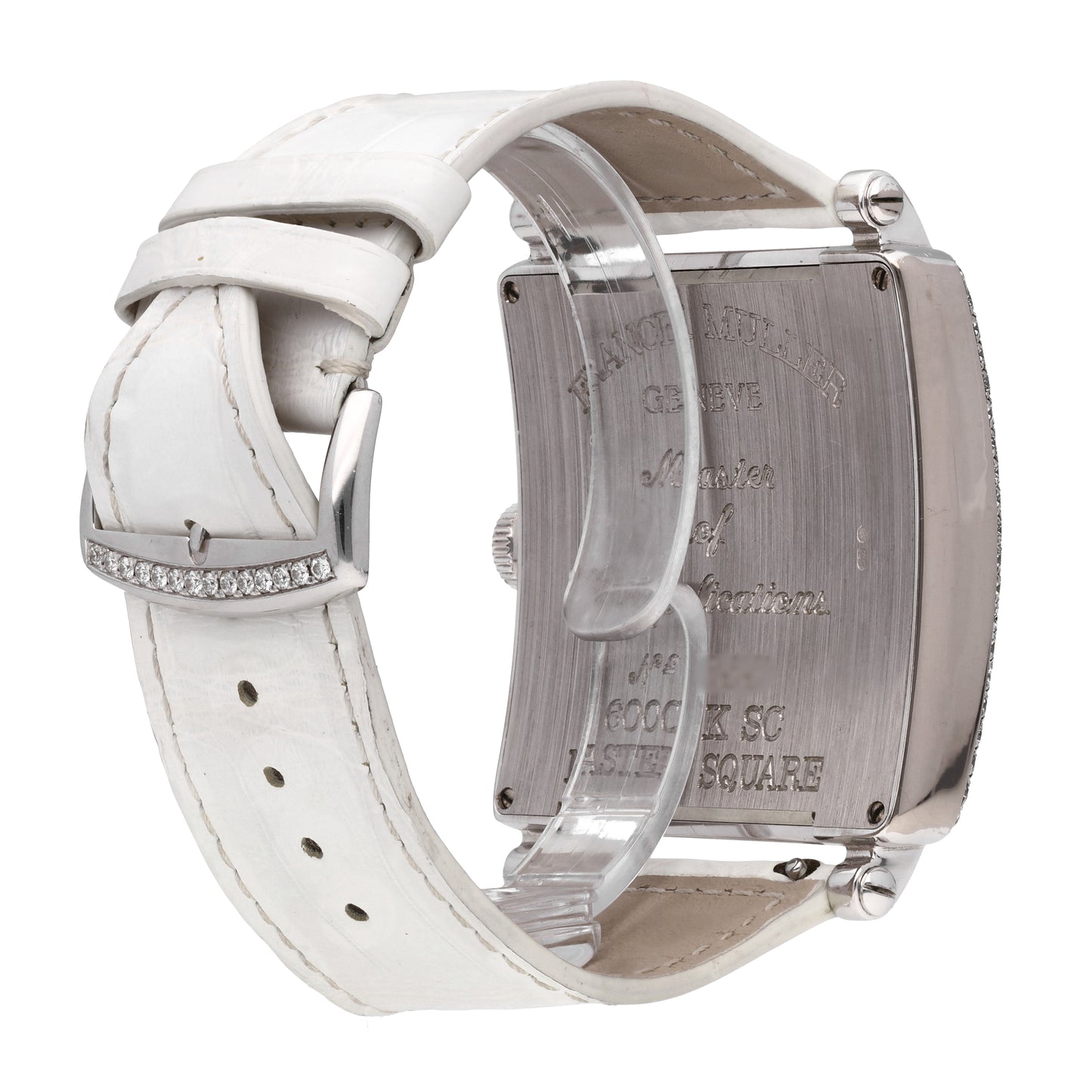 Franck Muller Master Square 18k White Gold 42mm Automatic Men's Watch 6000 K SC