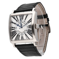 Franck Muller Master Square Date 18k White Gold Automatic Men Watch 6000 K SC DT