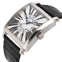 Franck Muller Master Square Date 18k White Gold Automatic Men Watch 6000 K SC DT