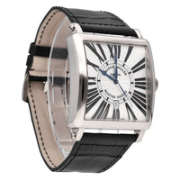 Franck Muller Master Square Date 18k White Gold Automatic Men Watch 6000 K SC DT