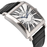 Franck Muller Master Square Date 18k White Gold Automatic Men Watch 6000 K SC DT