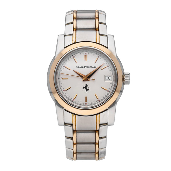 Girard Perregaux Ferrari Silver Dial 35mm Automatic Men's Watch 8025