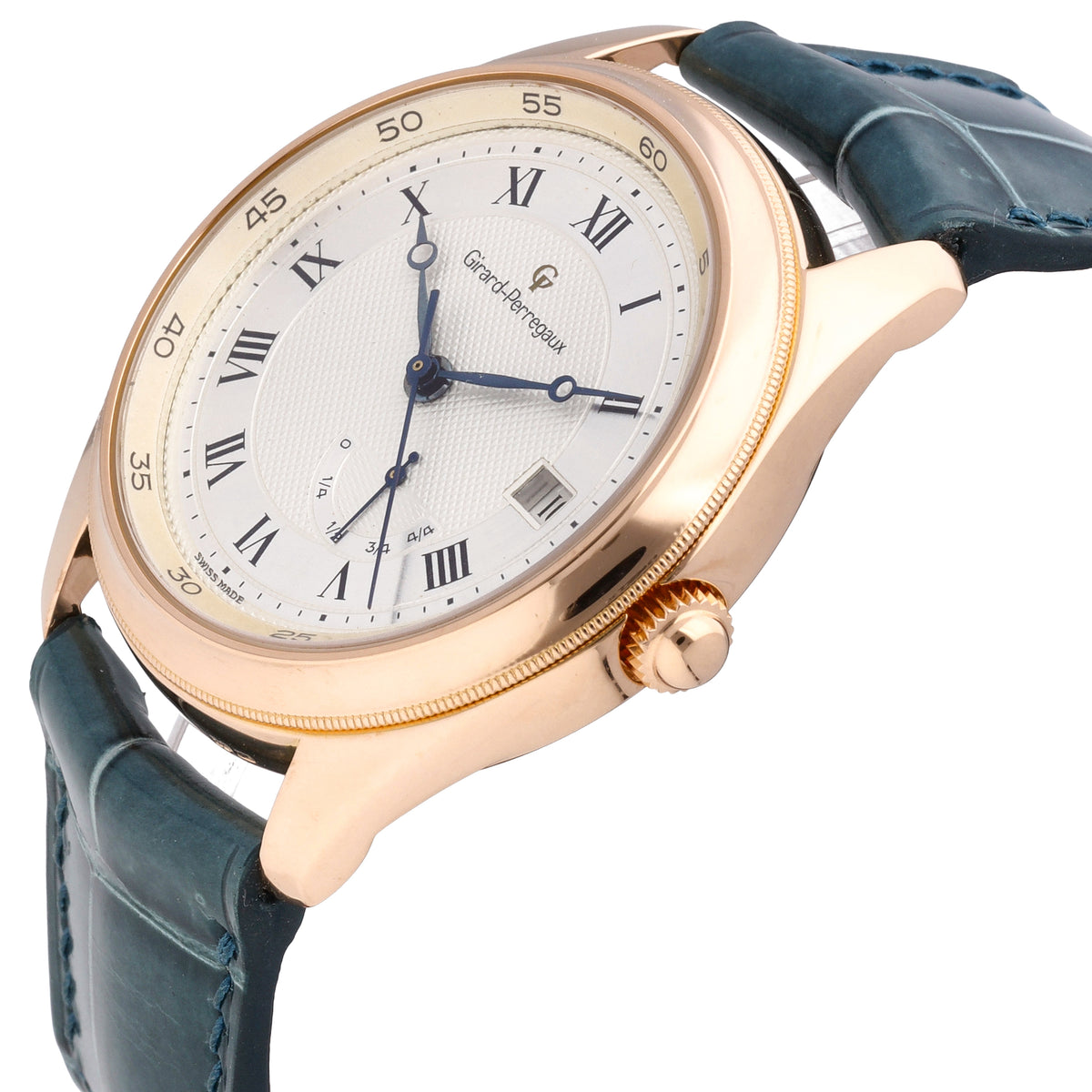 Girard Perregaux Power Reserve 18k Rose Gold 38mm Automtatic Men's Watch 4920